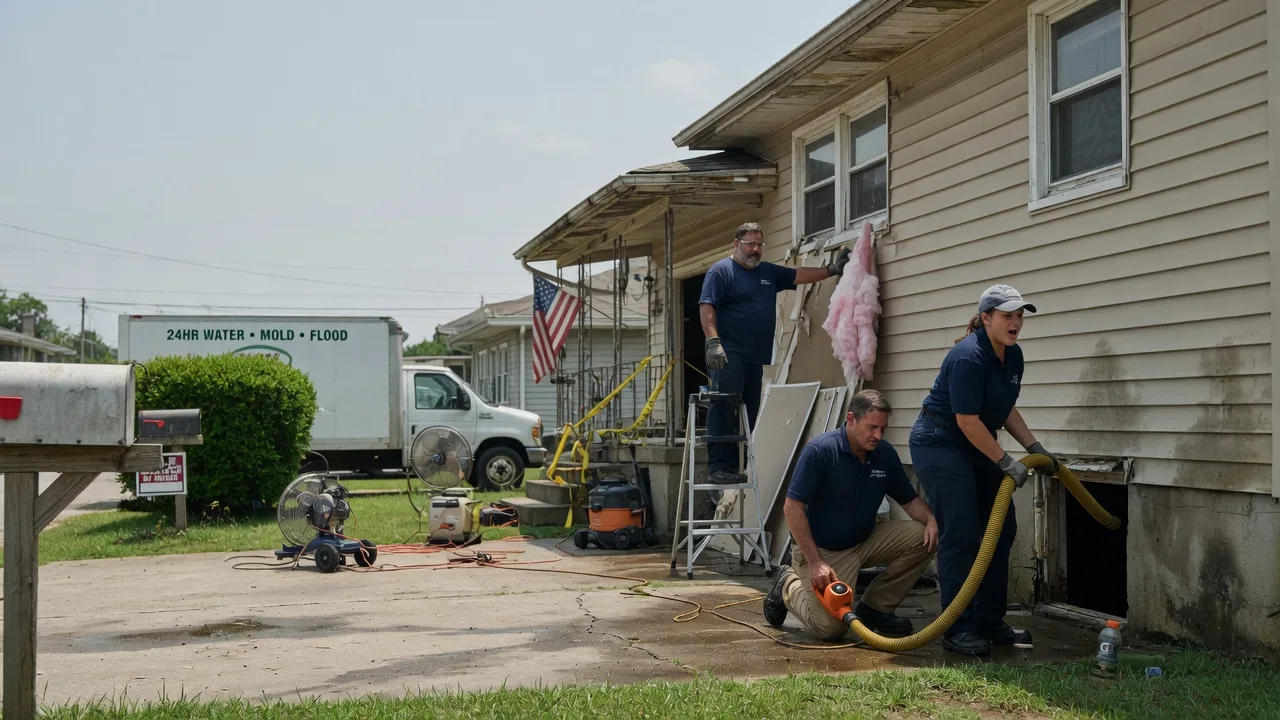 Water Damage Repair in Rosedale, LA near me